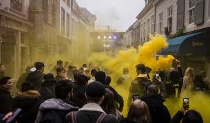 Безредици в Хага на протест срещу COVID мерките