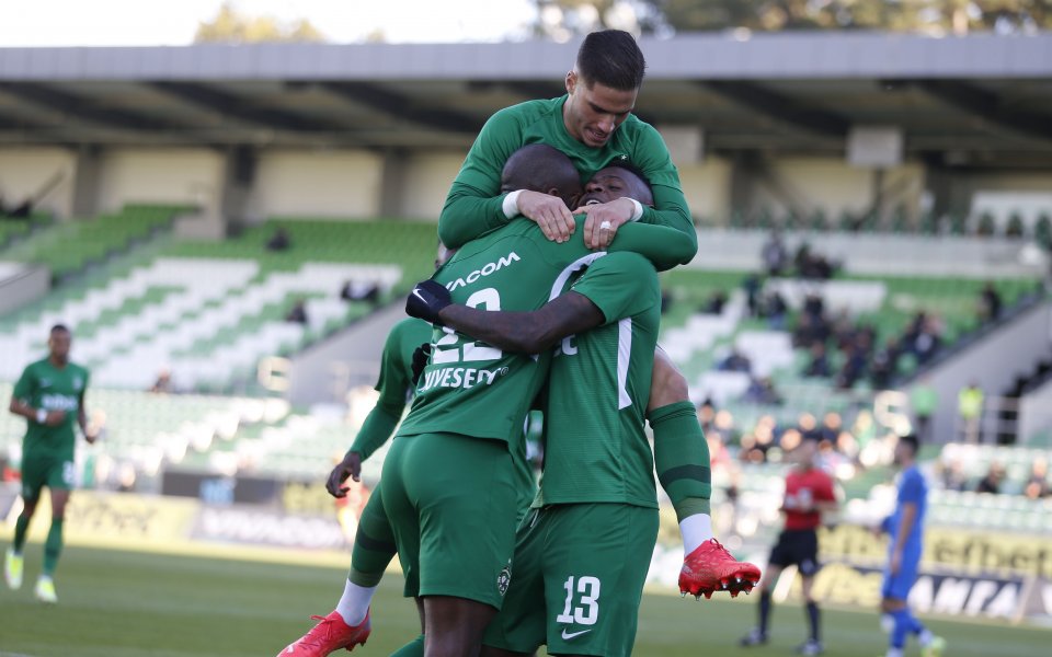 Шампионът Лудогорец срази с 4:1 гостуващия Арда в предпоследен мач