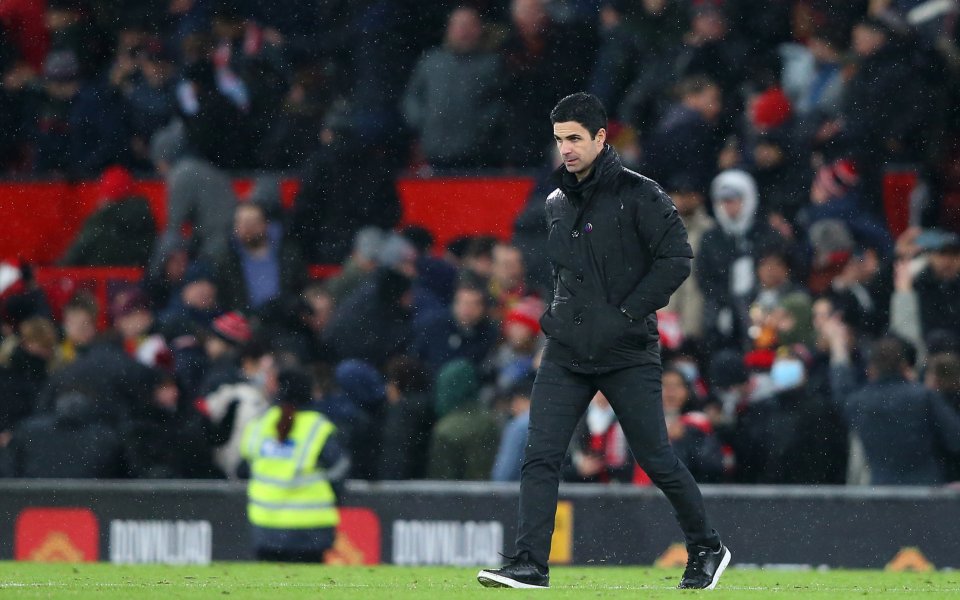 Наставникът на Арсенал Микел Артета нямаше как да бъде доволен