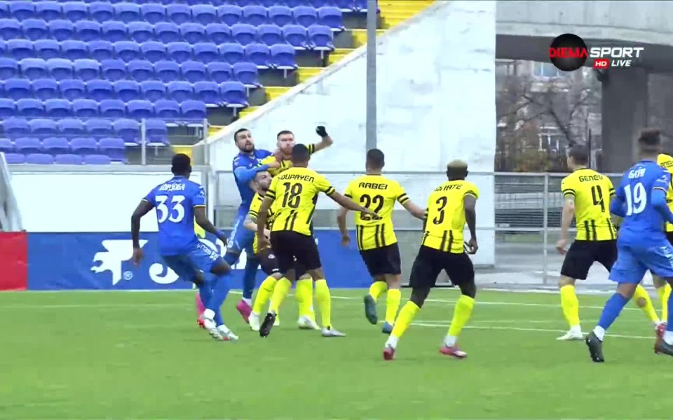 В 6-ата минута след центриране от статично положение на Радослав