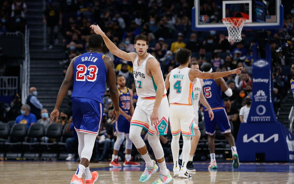 Голдън Стейт Уориърс - Сан Антонио Спърс 107:112 / НБА, редовен сезон, 05.12.2021 г.