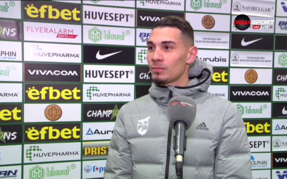 Нападателят на Пирин Благоевград Мохамед Брахими трудно намери думи за