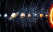 Пет планети в дъгова формация
