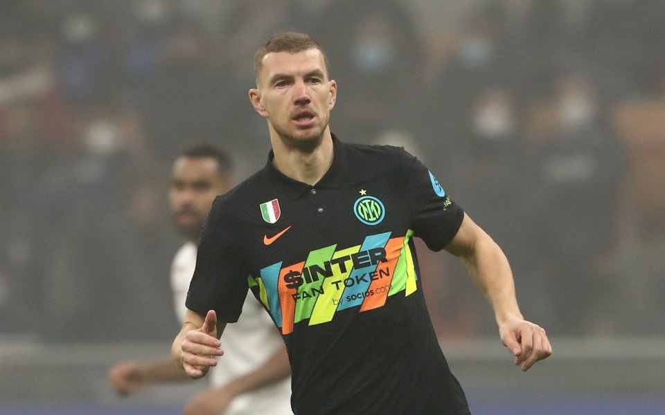 Футболистът на Интер Един Джеко не тренира днес с тима,