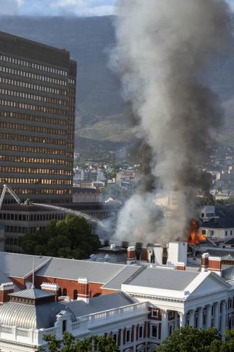 Кейптаун пожар
