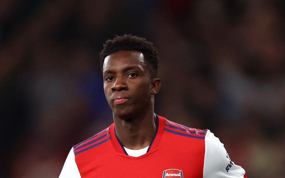 Нападателят на Арсенал Еди Нкетия може да премине в Байер