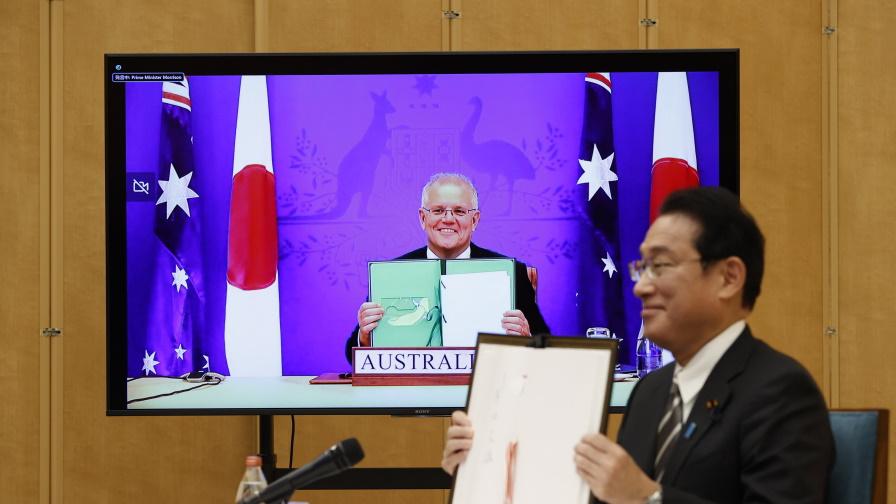 <p>Япония и Австралия подписаха &quot;исторически договор&quot;</p>
