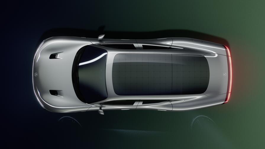 Mercedes-Benz ще предлага соларни покрива за електромобилите си от 2024 г.