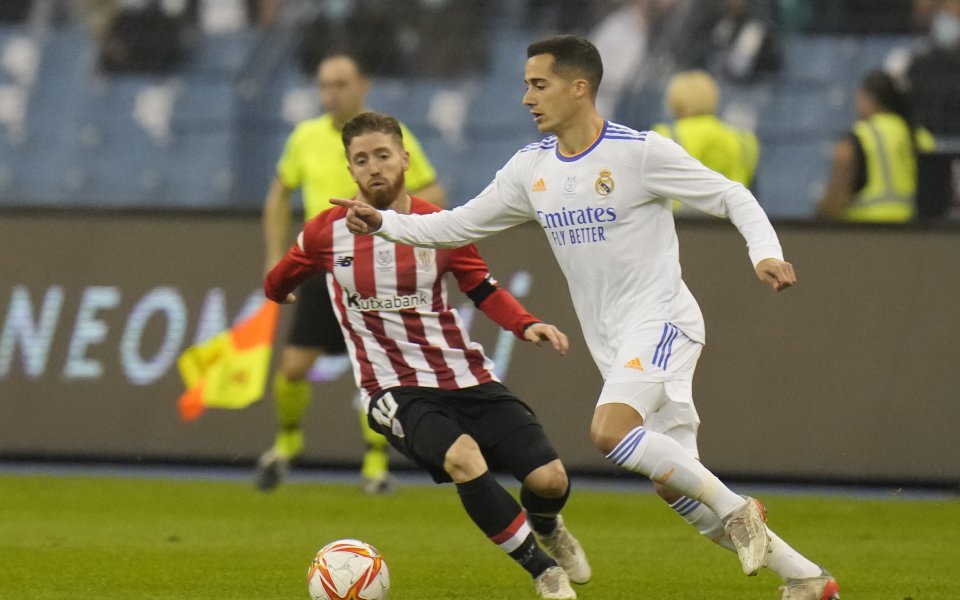 Реал Мадрид и Атлетик Билбао играят при 1:0 във финала