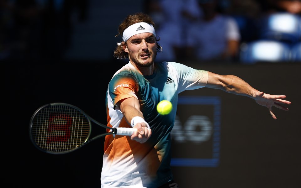 Беноа Пер - Стефанос Циципас 1:3 сета [3:6, 5:7, 7:6 (2), 4:6] / Australian Open, 1/16-финал, 22.01.2022 г.