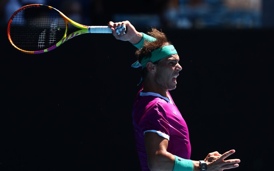 Рафаел Надал - Денис Шаповалов 6-3, 6-4, 4-6, 3-6, 6-3, 1/4-финал на Australian Open