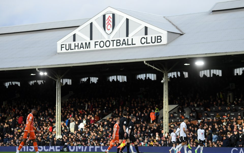 Двубоят между Фулъм и Блекпул бе прекъснат при резултат 1:0