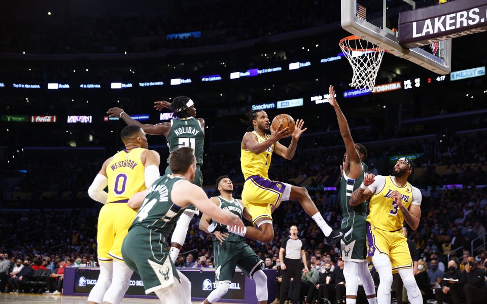 Лос Анджелис Лейкърс - Милуоки Бъкс 116:131 / НБА, редовен сезон, 09.02.2022 г.