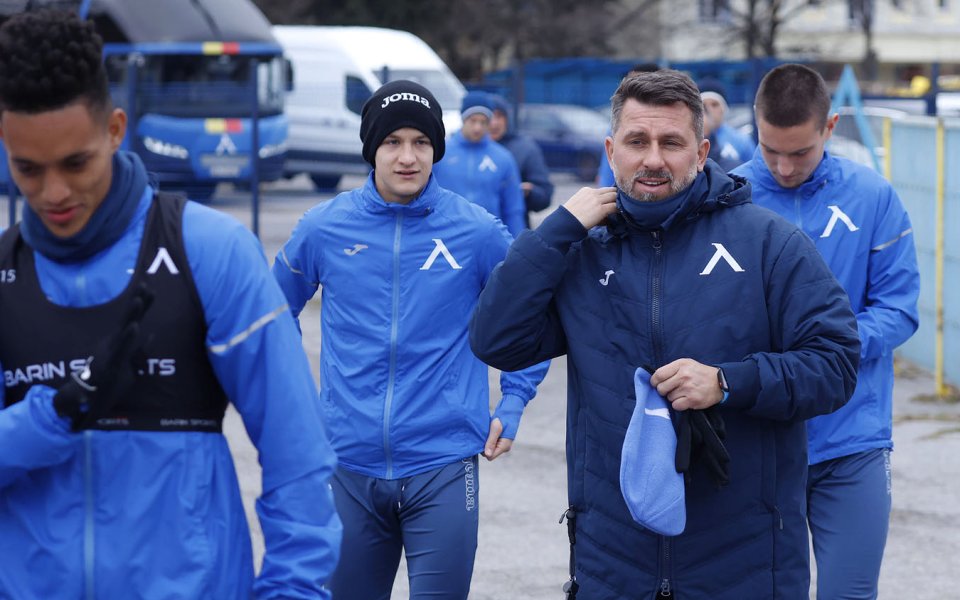 Левски тренира на 