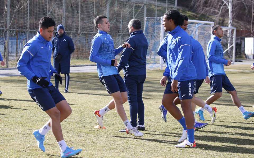 Отборът на Левски проведе тренировка преди сблъсъка с Локомотив Пловдив.