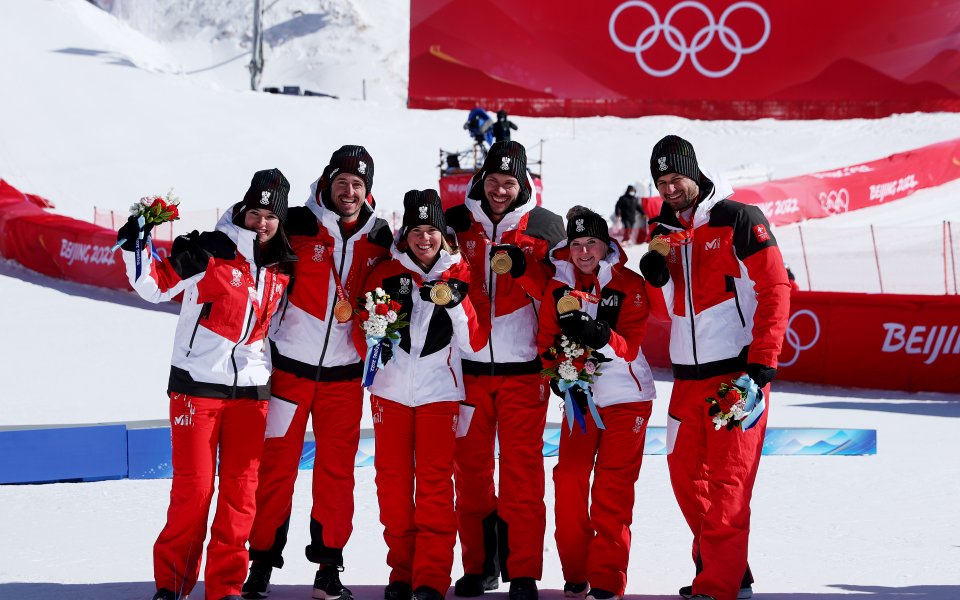 Австрия спечели за първи път олимпийската титла в смесената отборна