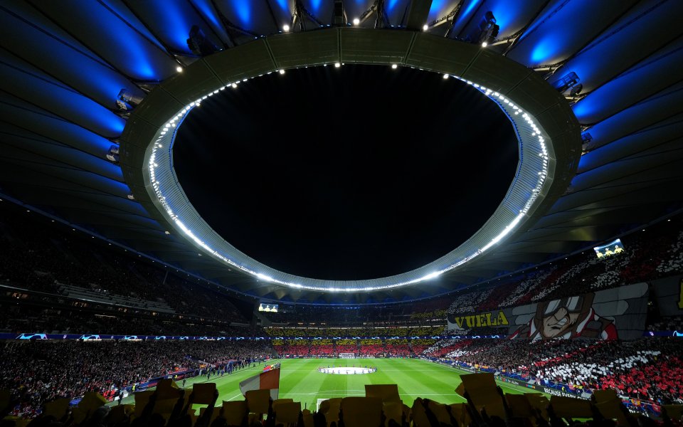 УЕФА нареди частично затваряне на стадиона на Атлетико Мадрид за