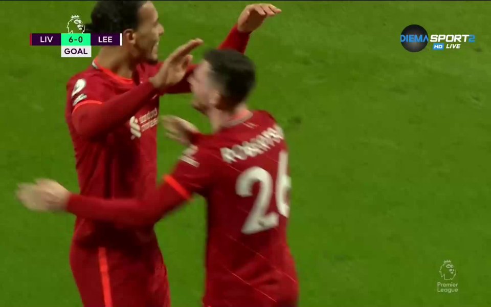 Ван Дайк заби последния пирон в кочвчега на Лийдс, след