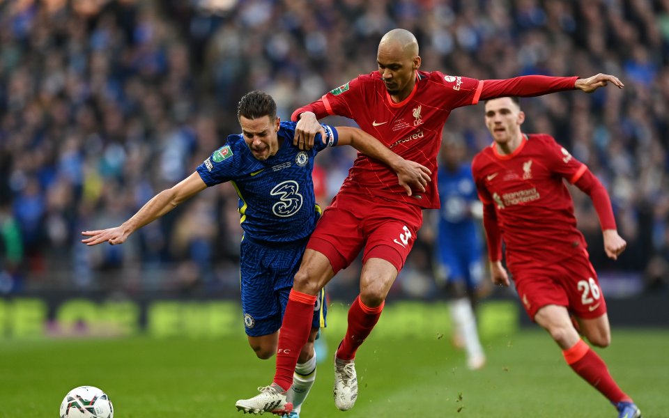 Отборите на Челси и Ливърпул играят при резултат 0:0 във