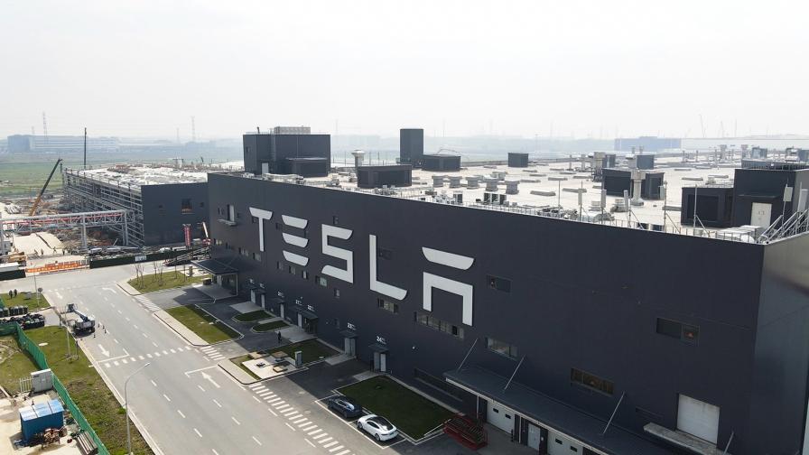 Заводът на Tesla в Шанхай