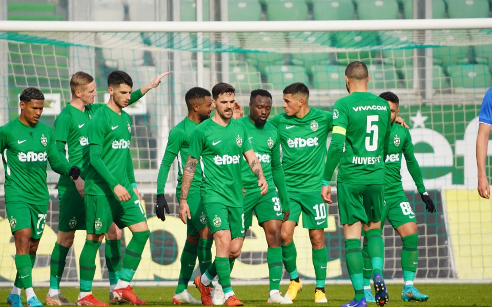 Лудогорец продължава подготовката си за дербито с Левски. Разградчани проведоха