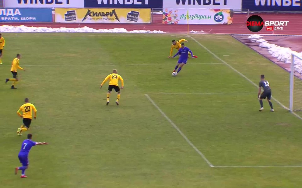 Резервата Христо Христов се разписа в 78-ата минута след грешка