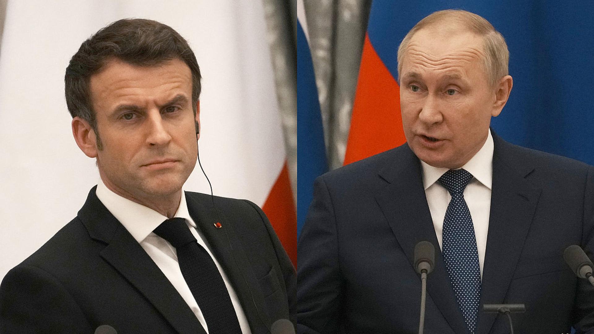 По време на последния телефонен разговор между президентите на Русия и Франция