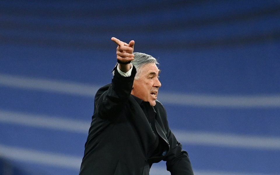 Треньорът на Реал Мадрид - Карло Анчелоти, не скри радостта