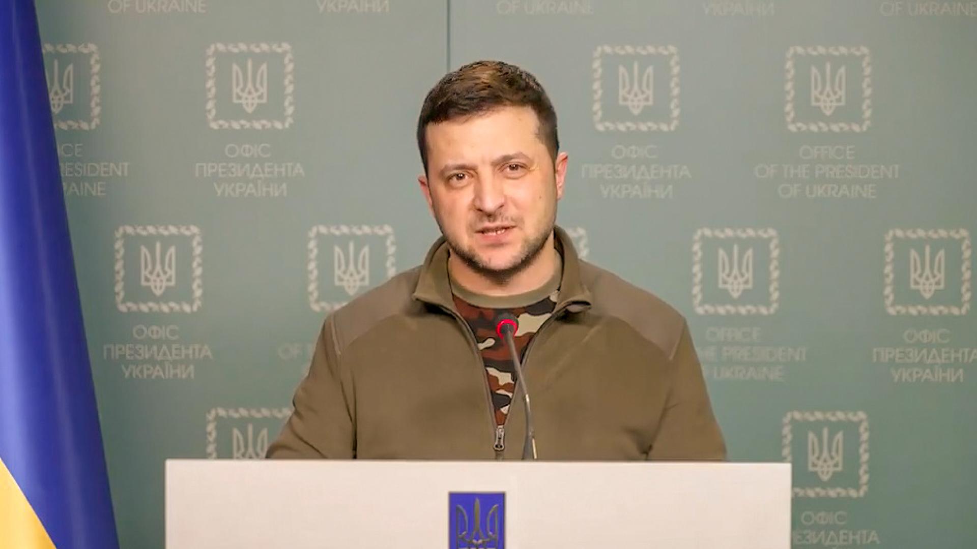 Президентът на Украйна Володимир Зеленски съобщи че украинските войски са