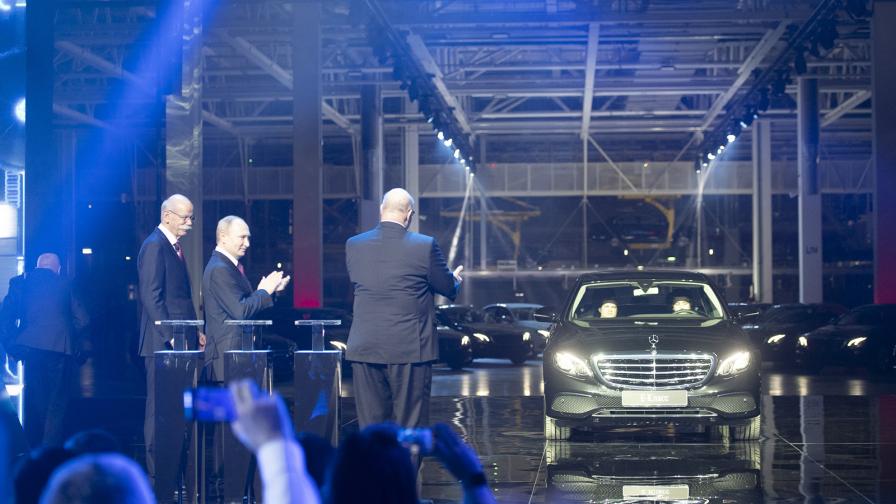 Откриване на завода на Mercedes в Русия през 2019 г.
