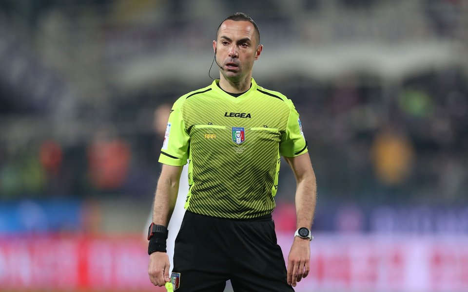 Главният арбитър от двубоя Торино - Интер Марко Гуида е