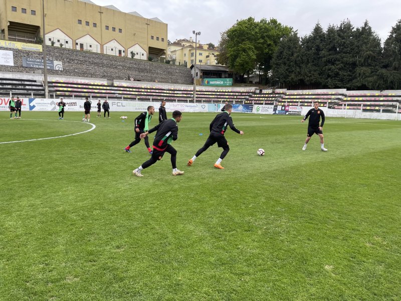 Тренировка на България U17 преди Португалия1