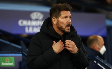 Наставникът на Атлетико Мадрид Диего Симеоне остана спокоен след загубата