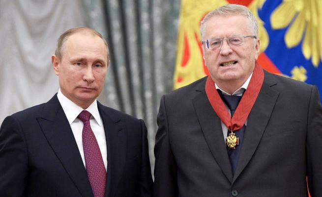 Путин поднесе съболезнования по повод смъртта на Жириновски