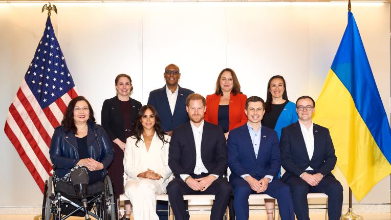  Принц Хари и Меган Маркъл на игрите „ Инвиктус “ 