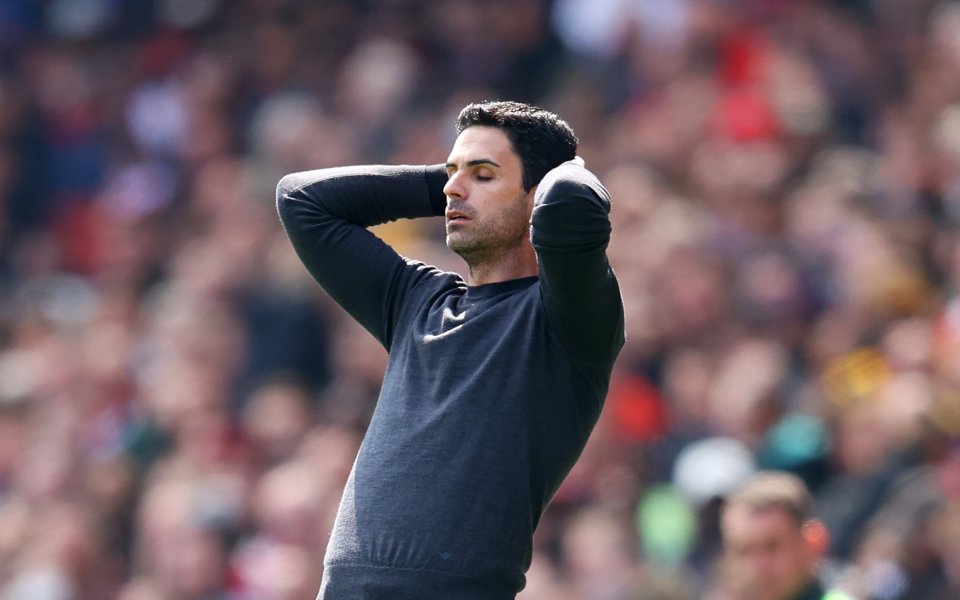 Мениджърът Микел Артета призна, че воденият от него Арсенал е