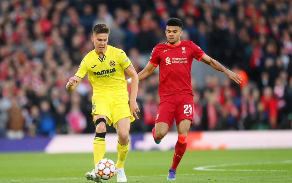 Ливърпул и Виляреал играят при резултат 0:0 в първа полуфинална