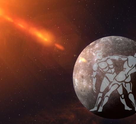Меркурий е най близката планета до Слънцето тя се движи най бързо