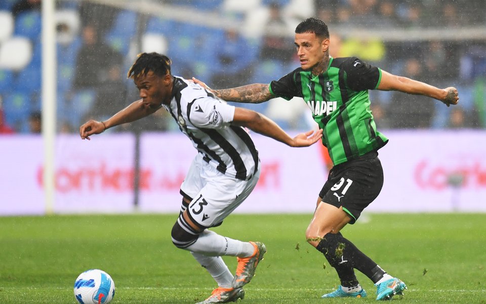 Сасуоло и Удинезе завършиха 1:1 в мач от 36-ия кръг