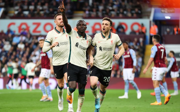 Ливърпул с труден обрат над Астън Вила и продължава да мечтае за титлата