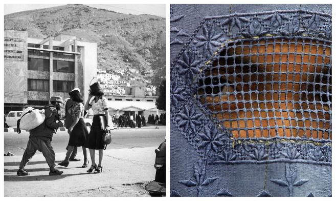  Жените в Кабул през 1978 и 2002 година 