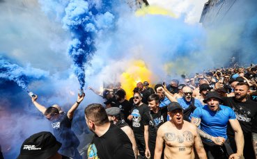 Феновете на Левски се подготвят за голямото дерби срещу ЦСКА