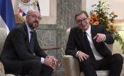 Шарл Мишел посети Сърбия, приготви кебапчета с президента Александър Вучич