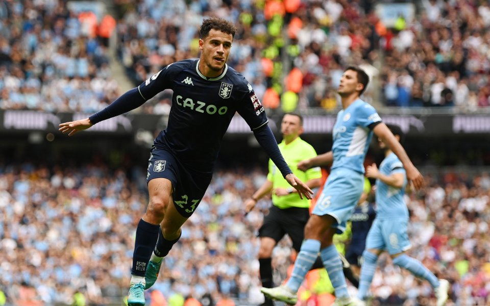 Манчестър Сити и Астън Вила играят при резултат 1:2 в