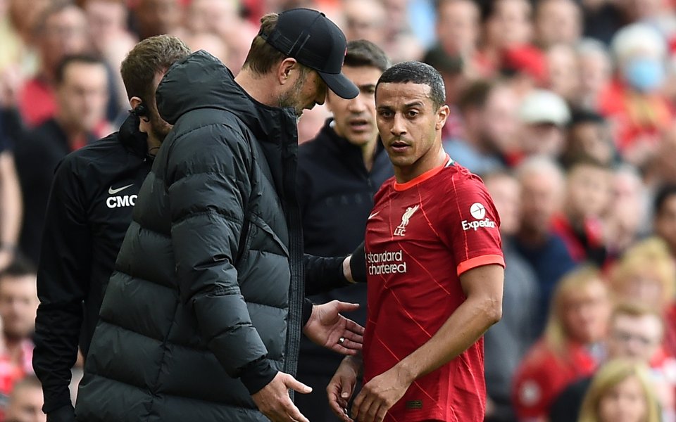 Мениджърът на Ливърпул &ndash; Юрген Клоп, сподели, че халфът Тиаго