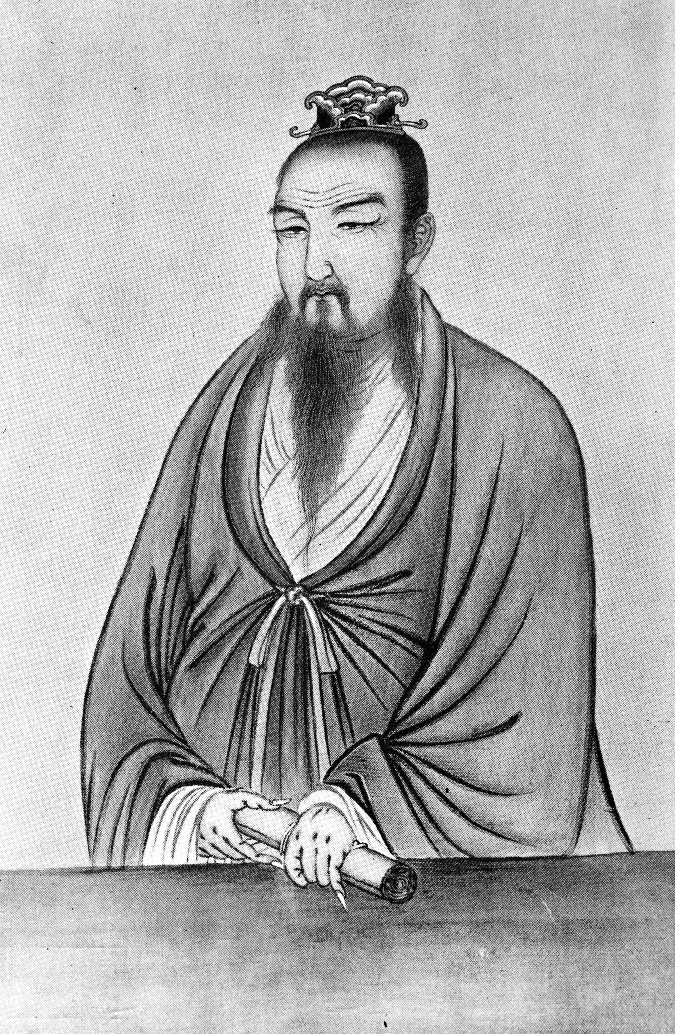 <p><strong>Конфуций</strong></p>

<p>Китайският философ създава школата Ру на китайската мисъл, а учението му дава началото на конфуцианството. Наред с други неща, Конфуций е автор и на златното правило &quot;Не прави на другите това, което не искаш да бъде направено на теб&quot;. Все пак, най-вероятна е теорията, че съществуването му е мит.</p>