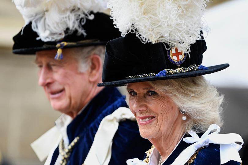 <p>Принц Чарлз и съпругата му - херцогинята на Корнуол Камила Паркър-Боулс</p>