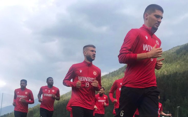 ЦСКА проведе първа тренировка на австрийска земя (снимки)