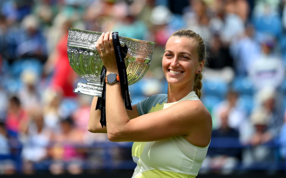 Чехкинята Петра Квитова спечели първата си титла за сезона. 32-годишната