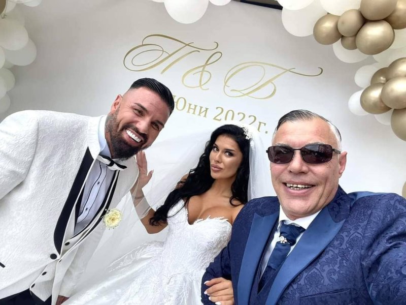 Благой Георгиев се ожени за любимата си Полина1